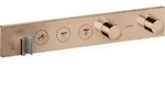 hansgrohe Fertigmontageset Axor Select UP-Thermostat., 3 Verbr., pol. red gold