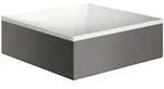hansgrohe Aufsatzwaschtisch Axor Suite 285x285mm, brush. bla vc, Aufsatzbecken, we.