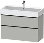 Duravit Waschtischunterschrank D-Neo 98,4x44,2cm, sw/gr m, 1 Schubk., 1 Ausz.