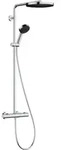 hansgrohe Brause-Set Pulsify S Puro m Thermostat, 2 Verbaucher, 8 l/min, chrom