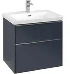 V&B Waschtischunterschrank Subway 3.0 62,2x57,6x47,8cm, m LE/Gr AL gl, Mar bl.