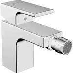 hansgrohe Bidet-Einhebelmischer Vernis Shape mit Zugstangen-Ablaufgarnitur, chrom