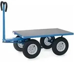 fetra Handpritschenwagen 6404L - Tragkraft 1000kg Luft-Bereifung