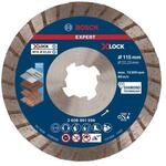 BOSCH EXPERT MultiMaterial X-LOCK Diamanttrennscheiben, 115 x 22,23 x 2,4 x 12...