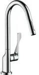 hansgrohe Sp&uuml;ltisch-Einhebelmischer 250 Axor Citterio mit Ausziehbrause, brushed