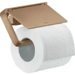 hansgrohe Papierhalter Axor universal mit Deckel, Metall, brushed red gold
