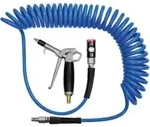 Riegler Spiralschlauch-Pistolen-Set Typhoon, PU-Schlauchdurchmesser 10x6,5,...