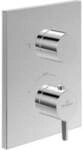 V&B Fertigmontageset Conum UP-Thermostat m 2-W-Mengenreg., Wd., chr