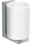 hansgrohe Zahnputzbecher Axor Uni. Rectangular Glas, Wandmontage, chrom
