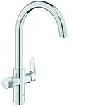 Grohe SPT-Batt. Blue Pure BauCurve 30580 C-Auslauf chrom