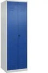 C+P Putzmittel-Spind Classic PLUS, 2 Abteile, 1850x600x500mm, 7035/5010...