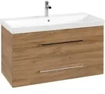 V&B Waschtischunterschrank Avento 98x51,4x48cm, 2 A, wd, G vc gl., Kan Oa