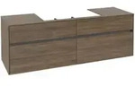 V&B Waschtischunterschrank Collaro 160x54,8x50cm, WT mittig, arizona oak