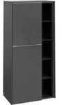 V&B Mittelschrank Subway 3.0 57,4x120x36,2cm, Sch L/Gr Alu gl, graph.