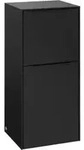 V&B Seitenschrank Subway 3.0 40x86x36,2cm, Sch R/Gr vo bla, volc bla