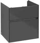 V&B Waschtischunterschrank Collaro 51x54,6x41,4cm, WT mittig, glossy grey