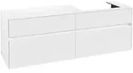 V&B Waschtischunterschrank Collaro 160x54,8x50cm, WT rechts, white matt