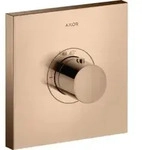 hansgrohe Fertigset ShowerSelect HF UP-Thermostat, eckig, polished red gold