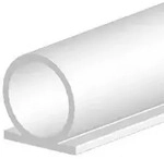 T&uuml;ranschlagdg.Omega-Profil 137 L.25m B.8mm Silik.blk wei&szlig; ELLEN