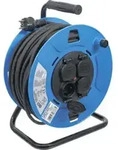 BGS Kabeltrommel 50 m 3 x 1,5 mm2 4 Steckdosen mit Verschlusskappe IP 44 3500 W