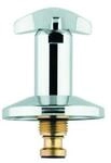 Grohe Oberteil 11502 f&uuml;r UP-Ventile Trecorn Griff Markierung rot 1/2" chrom