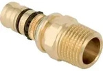 Geberit bergang Mepla d= 16mmxR 1/2, mit AG, Rotguss