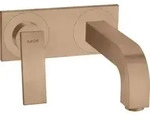 hansgrohe Fertigmontageset Axor Citterio UP-Waschtisch-Einhebelmischer, A...
