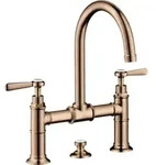 hansgrohe Zwei-Griff-Waschtischarmatur 220 Axor Montreux A 175mm, m H-Gr,