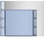 Legrand (SEKO) Frontblende Ruftastmodul 3 Ruftasten,Allmetal 352031