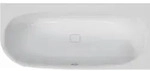 Hoesch Eck-Badewanne iSENSI 190x90cm, 235 l, rechte Ausf&uuml;hrung, wei&szlig;
