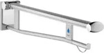 Keuco WC-St&uuml;tzklappgriff Plan Care 850mm, li, Funkausl., verchromt/schwarz