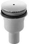 Duravit Duschwannenablauf PuraVida d= 9cm, Abgang senkrecht, wei&szlig;
