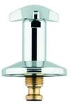 Grohe Oberteil 11501 f&uuml;r UP-Ventile Trecorn Griff Markierung blau 1/2" chrom