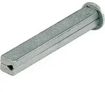 Hoppe I-Profilstift 4-KT.8mm L.80mm Fe verz.
