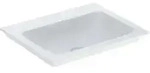 Geberit M&ouml;belwaschtisch One 60x48cm, o. Hahnl. + &Uuml;L, wei&szlig; KeraTect
