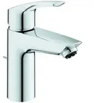 Grohe Waschtisch-Einhebelmischer Eurosmart chr, S, mit Ablaufgarnitur, Niederdruck