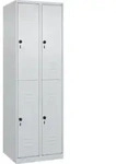 C+P Doppelstock-Spind Classic PLUS, 2 Abteile, 1850x600x500mm, 7035/7035...