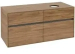 V&B Waschtischunterschrank Collaro 120x54,8x50cm, WT rechts, kansas oak