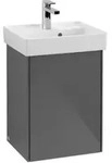 V&B Waschtischunterschrank Collaro 41x54,6x34,4cm, WT mi, Anschl li, glo Gr