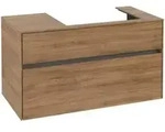 V&B Waschtischunterschrank Collaro 100x54,8x50cm, WT rechts, kansas oak