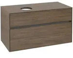 V&B Waschtischunterschrank Collaro 100x54,8x50cm, WT links, Arizona Oak