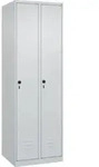 C+P Spind Classic PLUS, 2 Abteile, 1850x600x500mm, 7035/7035 Verschluss