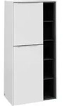 V&B Mittelschrank Subway 3.0 57,4x120x36,2cm, Sch L/Gr AL g, Bri wh.