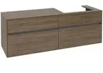V&B Waschtischunterschrank Collaro 160x54,8x50cm, WT rechts, arizona oak