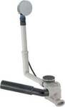 Geberit Badewannenablauf d52 m Drehb., m Fertigbaus., L 26cm, hgl-vc
