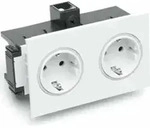 Rehau Steckdose 2-fach SIGNA IN rws BRK 2STD rws/rt