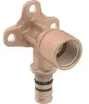 Geberit Anschlusswinkel Mepla d= 20mmxRp 1/2x36mm, 90Grad, Rotguss