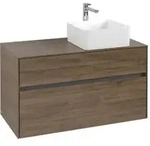 V&B Waschtischunterschrank Collaro 100x54,8x50cm, WT rechts, Arizona Oak