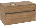 V&B Waschtischunterschrank Collaro 100x54,8x50cm, WT links, kansas oak