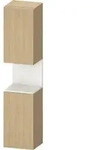 Duravit Hochschrank Qatego 40x36x1760cm, 2 T, B, An r, w m/E Nat